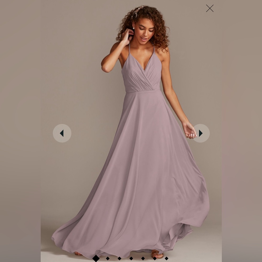 Lavender floor length dress NWT